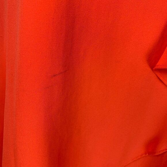 BCBGMaxAzria Rainer Poinsettia High Low Dress Red M Damaged - Picture 10 of 14